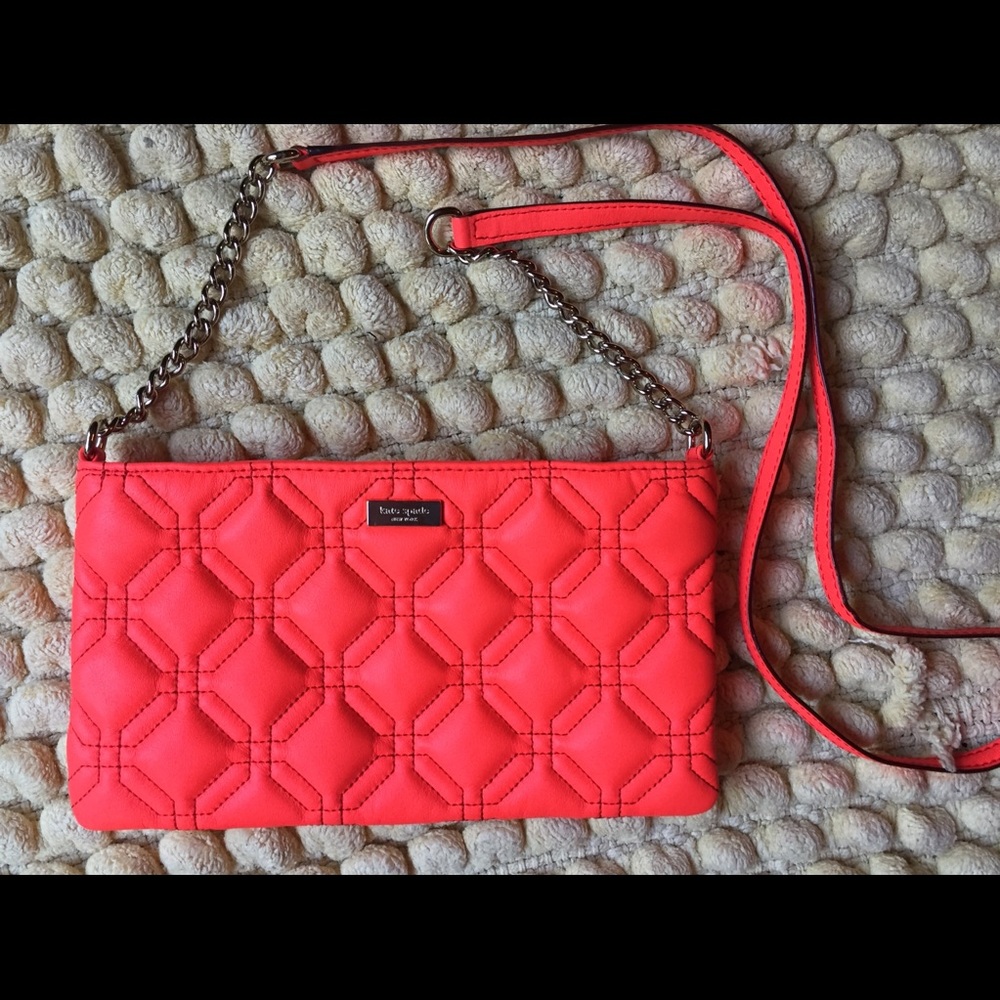 Kate Spade quilted cross body bag.